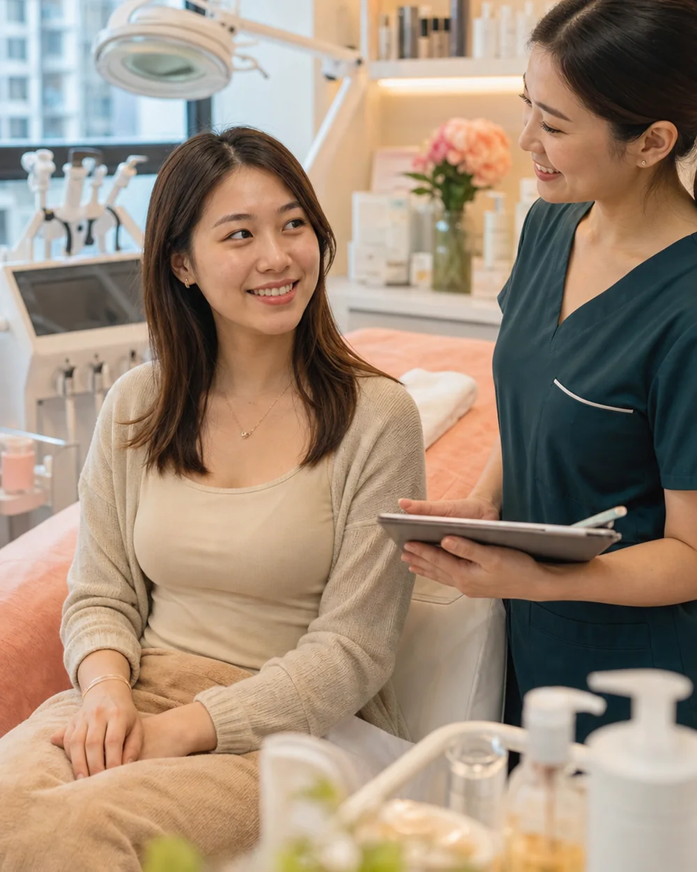 Skin Beauty Int'l consultation for Southeast Asian clients in Hong Kong