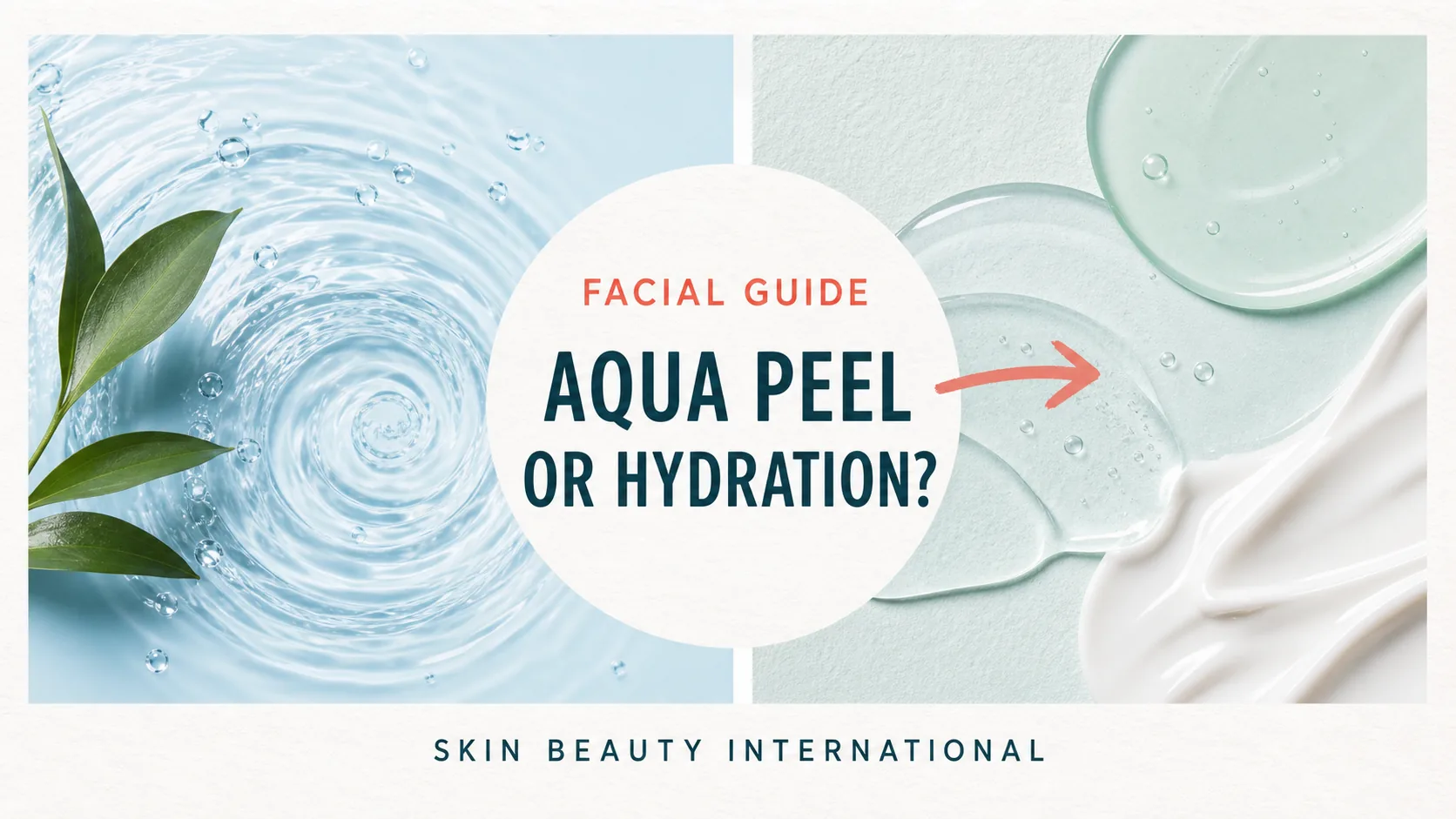 Skin Beauty Int'l editorial guide cover: AQUA PEEL OR HYDRATION?