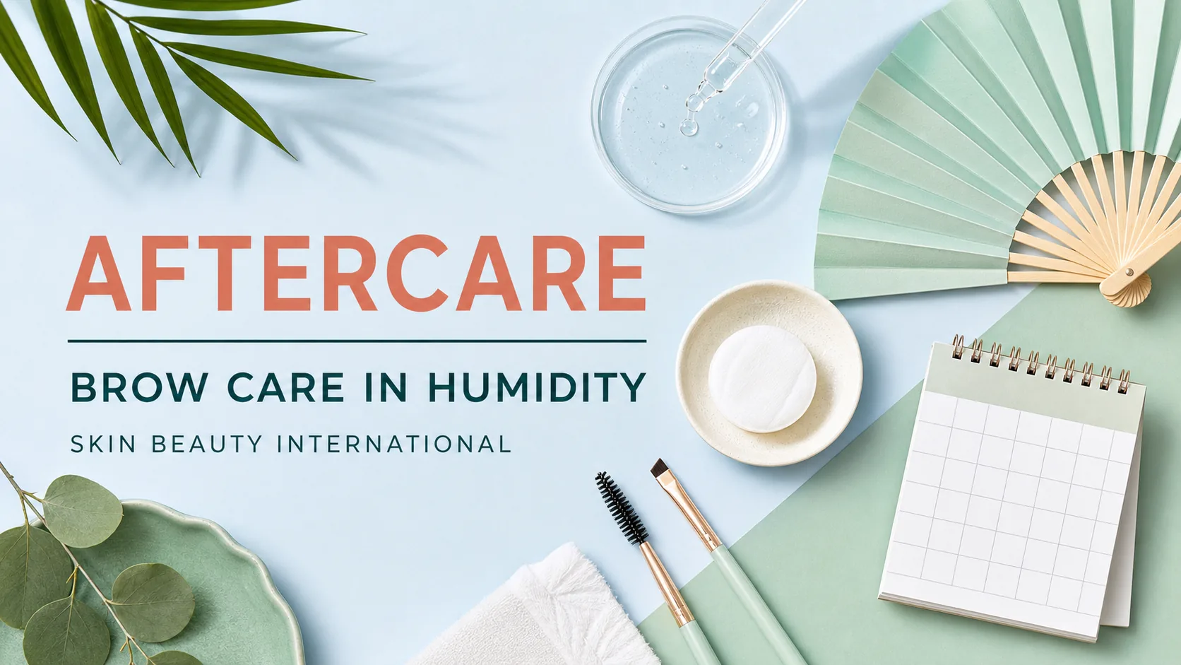 Skin Beauty Int'l editorial guide cover: BROW CARE IN HUMIDITY
