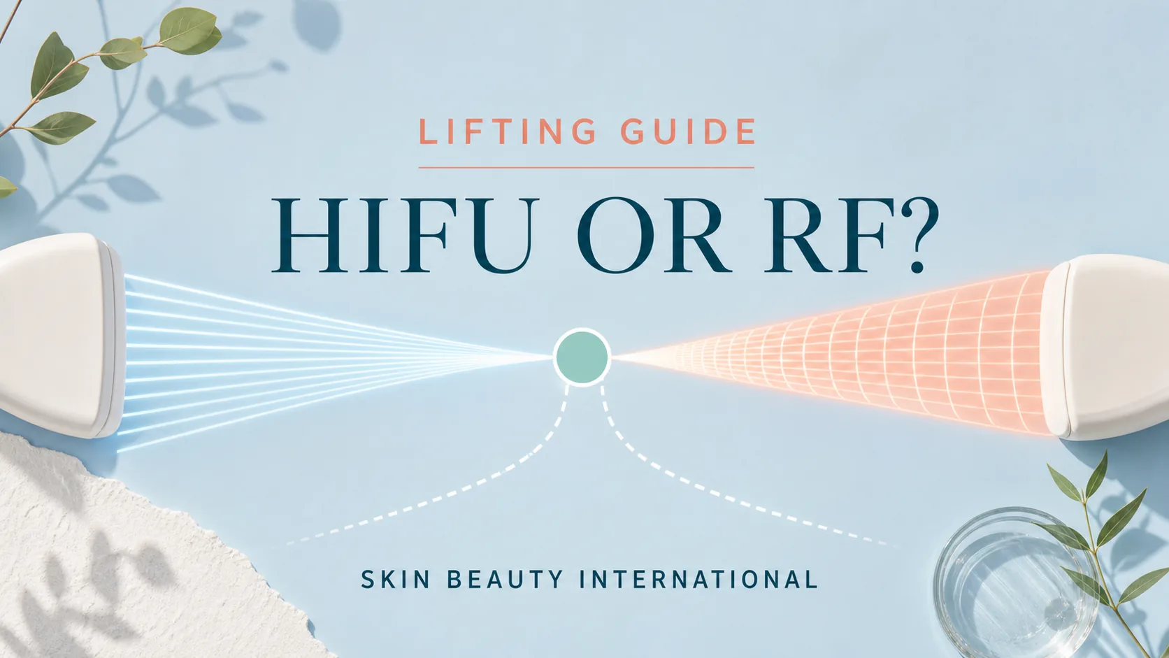 Skin Beauty Int'l editorial guide cover: HIFU OR RF?