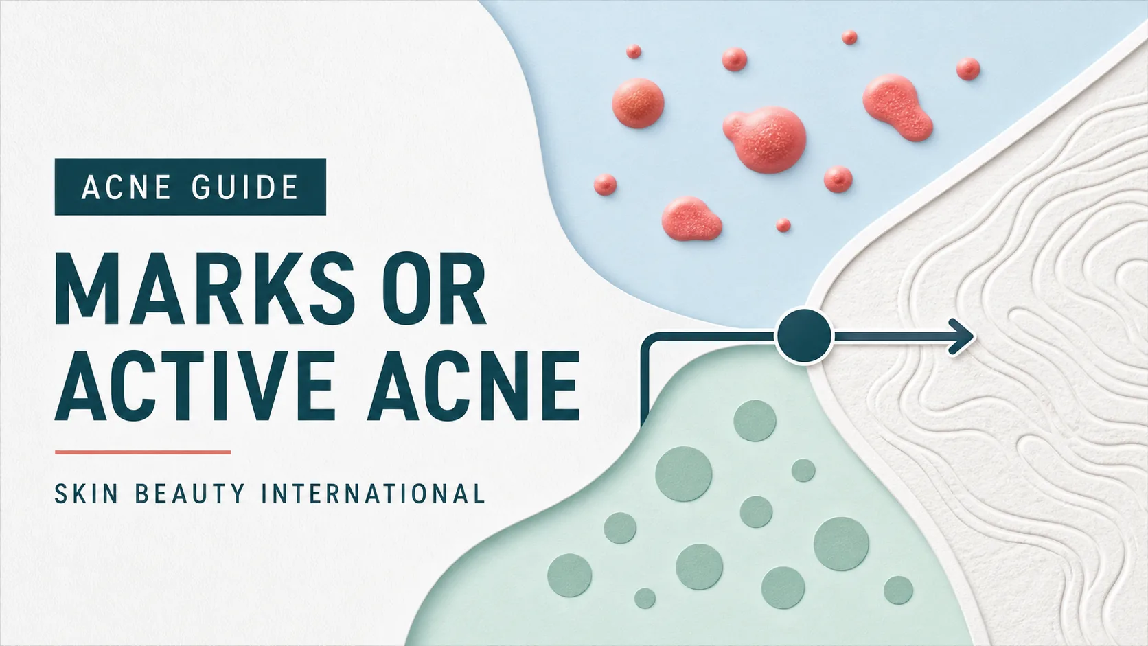 Skin Beauty Int'l editorial guide cover: MARKS OR ACTIVE ACNE