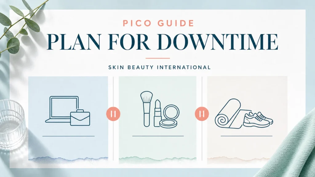 Skin Beauty Int'l editorial guide cover: PLAN FOR DOWNTIME