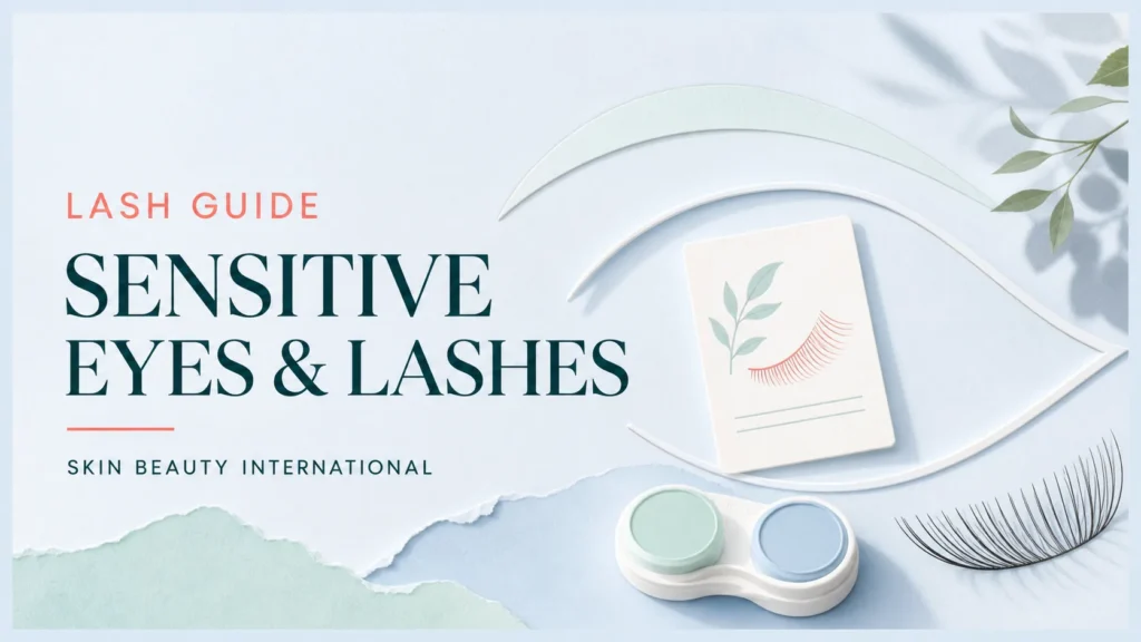 Skin Beauty Int'l editorial guide cover: SENSITIVE EYES & LASHES