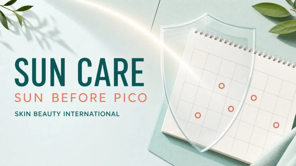 Skin Beauty Int'l editorial guide cover: SUN BEFORE PICO