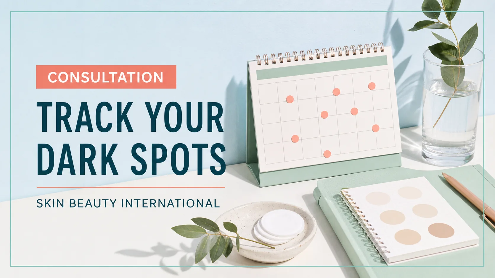 Skin Beauty Int'l editorial guide cover: TRACK YOUR DARK SPOTS