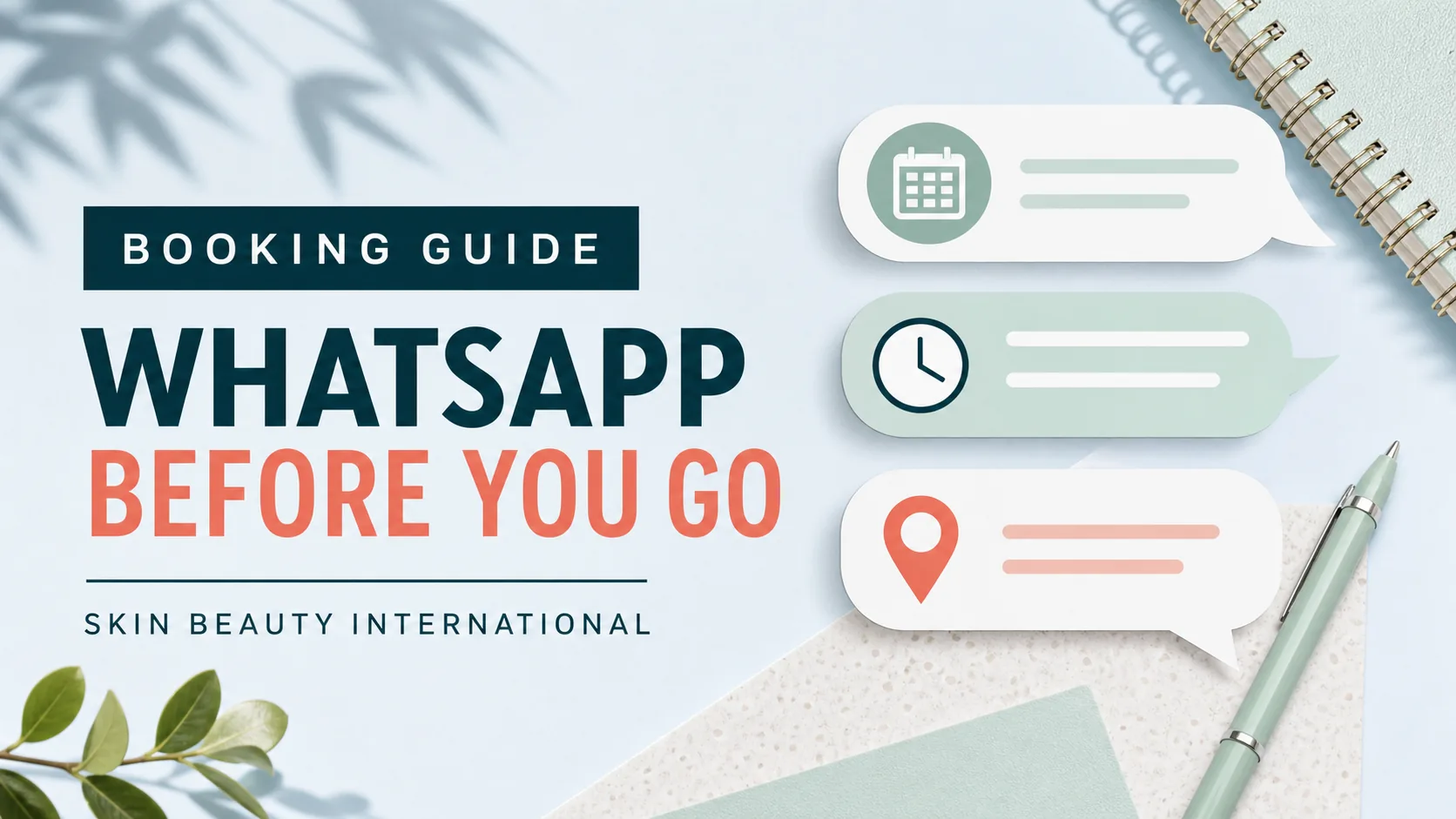 Skin Beauty Int'l editorial guide cover: WHATSAPP BEFORE YOU GO